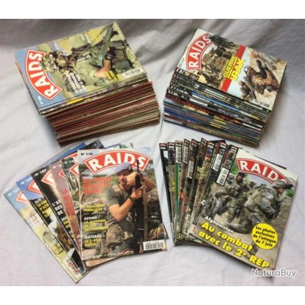 PROMO Revue ��RAIDS � lot de 5 revues AU CHOIX (no casque)