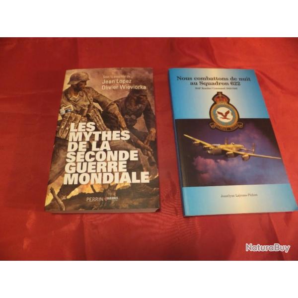 Lot de deux livres seconde guerre  mondial Vendu ensemble pas de d�taille.