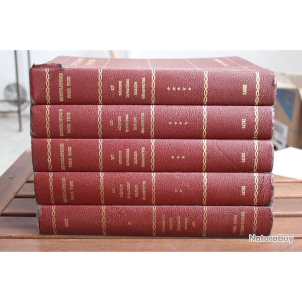 Encyclopdie pour tous - 5 volumes - Livres anciens