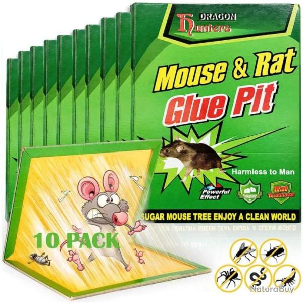 Pi�ge Souris Rats Nuisibles Autocollant Non Toxique Ecologique Haute Efficacit� Livraison Gratuite