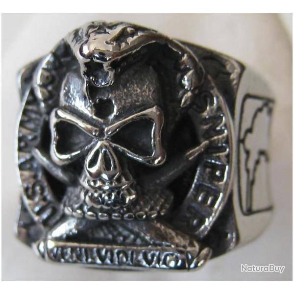 BAGUE ACIER INOX US ARMY SNIPER - Ref.28