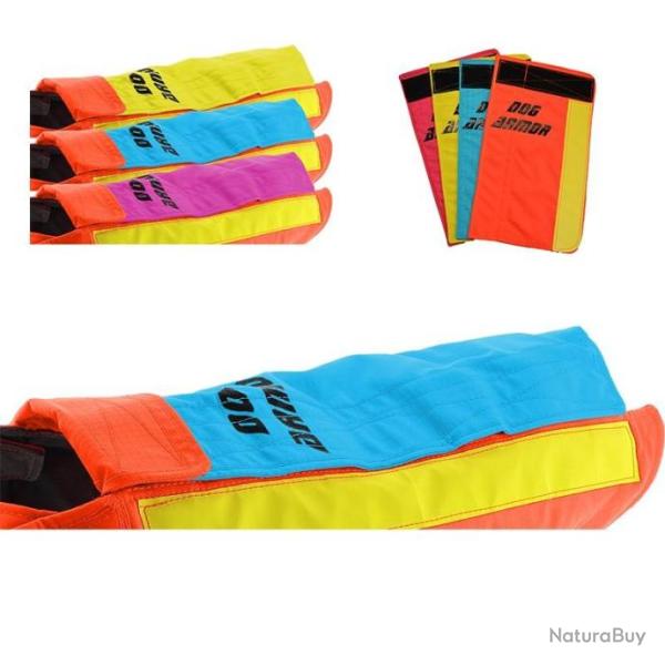 Kit rabat dorsal interchangeable pour Dog Armor V2 T75 Bleu