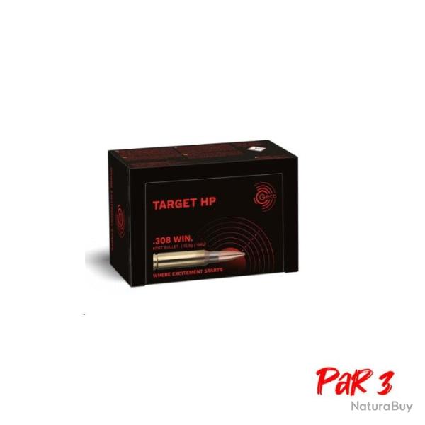 Balles Geco Target HP - Cal. 308 Win - 168 gr / 10.9 g / Par 3