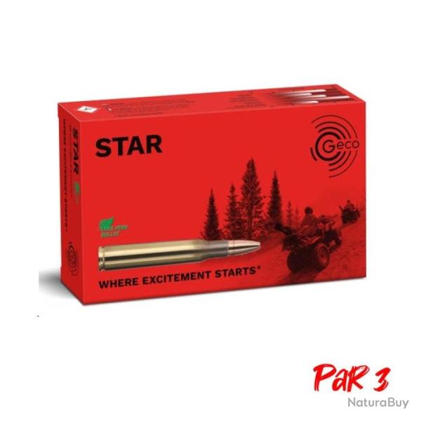 Balles Geco Star - Cal. 9.3x62 - 250 gr / 16.2 g / Par 3