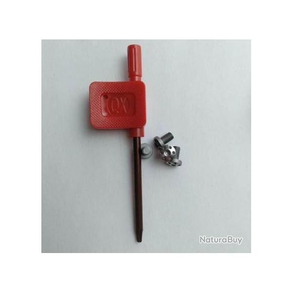 Jeux de 4 visses pour plaquette colt 1911 (inox)