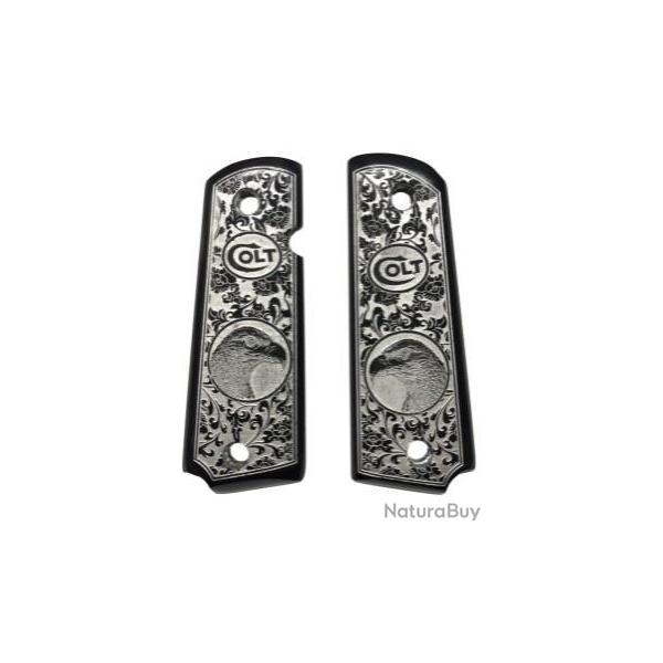 Mod�le d'aigle Compatible Colt 1911, poign�es avec perles noires, mod�le sp�cial Mod45