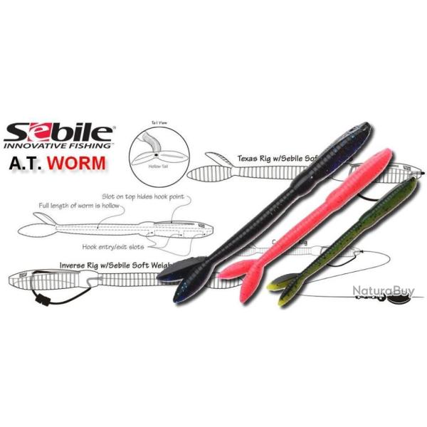 Promo: Leurres S�bile A.T. Worm 5" SK SP 53