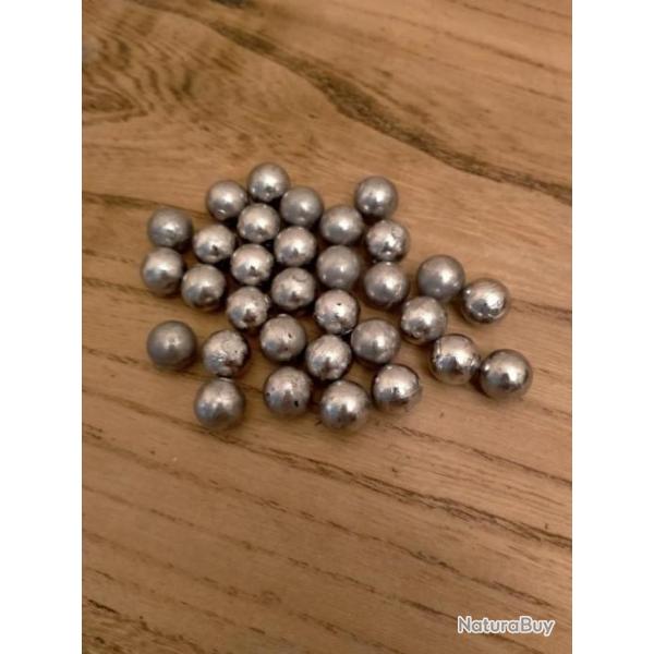 100 balles rondes diam�tre .535"