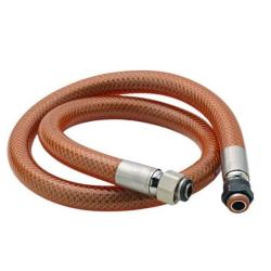 TUYAU GAZ EN INOX PLANCHA ET GRIL 1 M