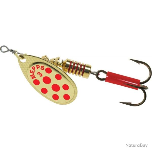 Cuiller Mepps Aglia Points Rouges Or N�1