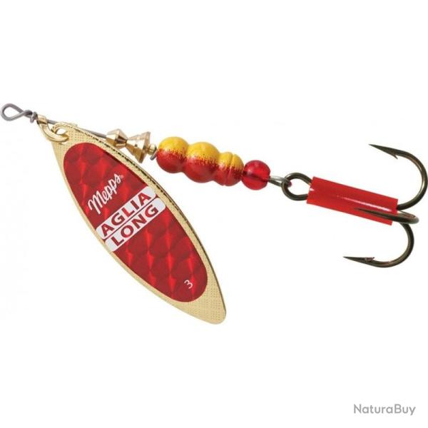 Cuiller Mepps Aglia Longue Redbo Argent 11,5G