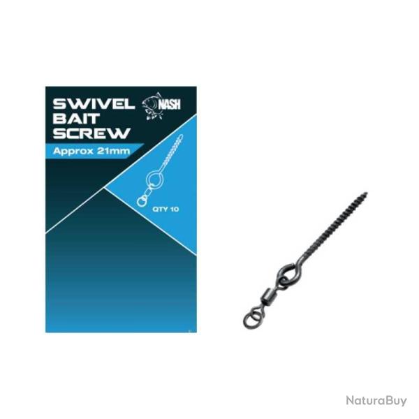 Vrille A Appat Nash Swivel Bait Screw 8MM