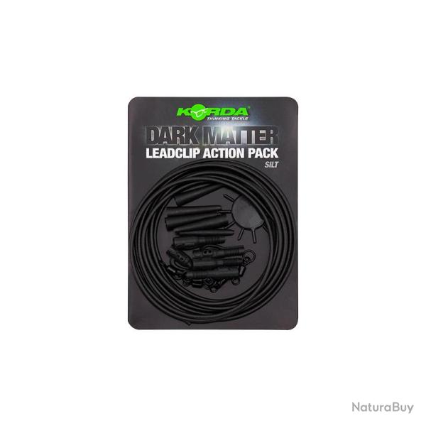 Kit Clip Plomb Korda Dark Matter Action Pack SILT