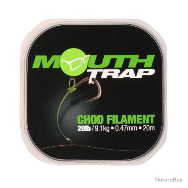 Filament Bas de Ligne Korda Mouthtrap 20M 43/100