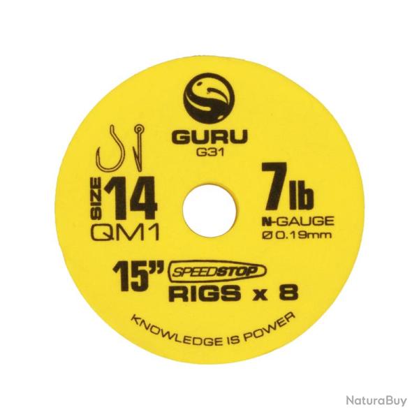 Bas de Ligne Guru QM1 Speed Stop Ready Rigs 15" 38Cm N�12 22/100