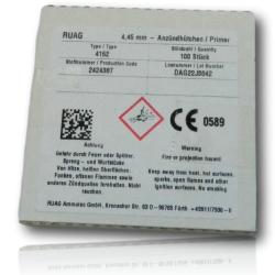 AMORCE SMALL PISTOLE RUAG / GECO LOT 100