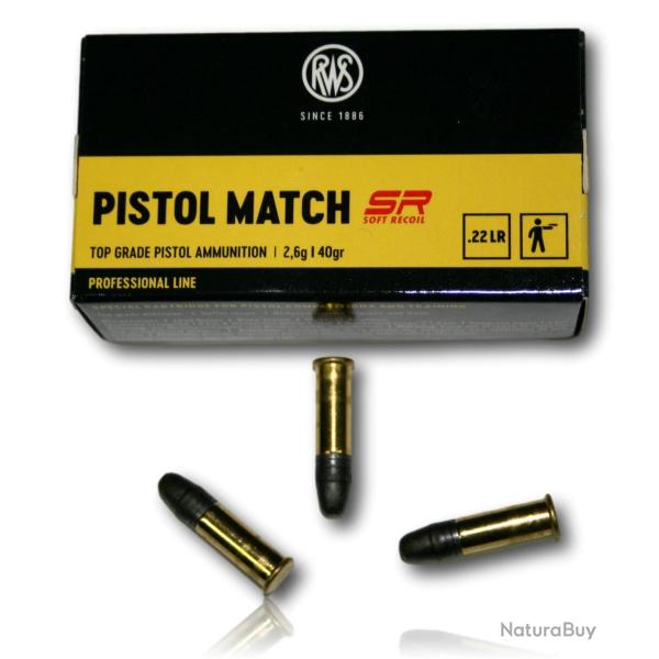 RWS 22LR PISTOL MATCH SR BTE 50