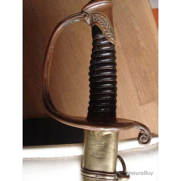 Sabre d'Officier subalterne  et Adjudant d'Infanterie   1er Modle 1845