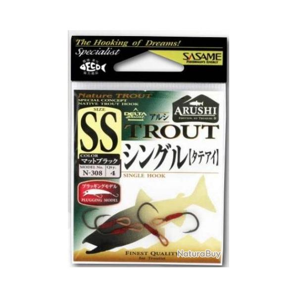 HAMECONS ASSIST HOOK PN BLACK PAR 4 S - Taille 6