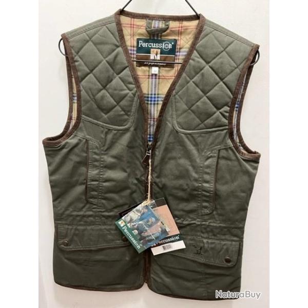 GILET SAVANE FEMME KAKI PERCUSSION