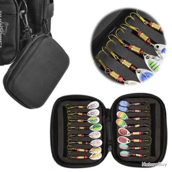 Leurres de p�che kit de p�che avec sac de transport pour brochet, sandre, perche et truite