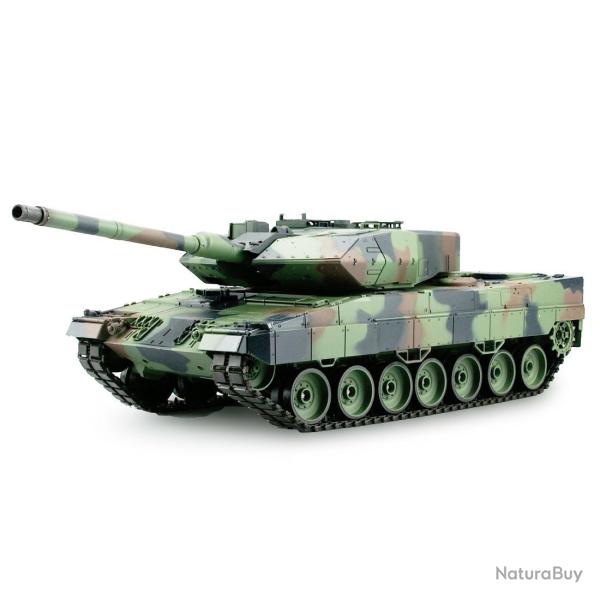 Tank RC Leopard 2A6 1/16�me RTR Fonctions IR et Billes