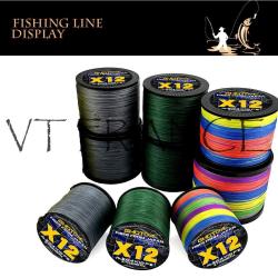 Fil de Peche Multifilament Tresse PE Japon 12 Brins -Au Choix-1000m-0.235mm 20.4kg 20260729082519