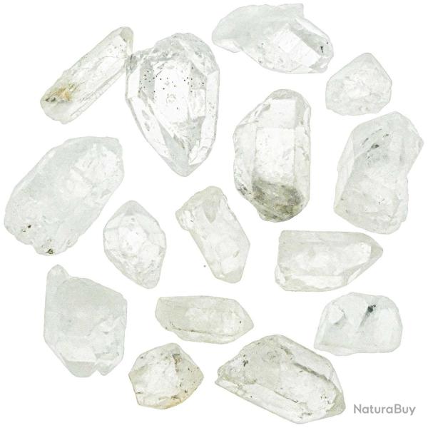 Pointes brutes de cristal de roche - 4 � 6 cm - 200 grammes