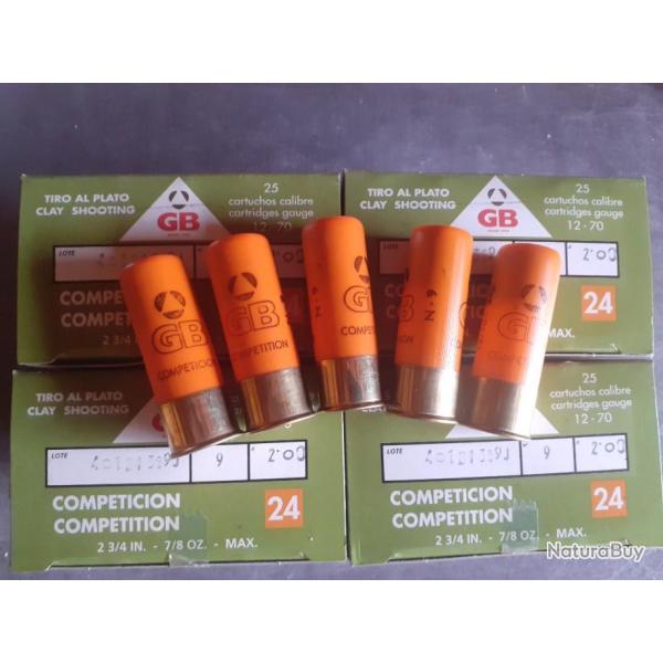 Lot 100 Cartouches GB Comp�tition .