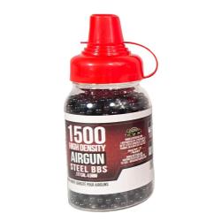 Billes acier noir 4.5mm bouteille de 1500BBs