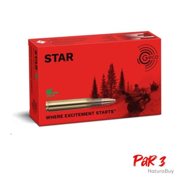 Balles Geco Star - Cal. 8x57 JS - 160 gr / 10.4 g / Par 3