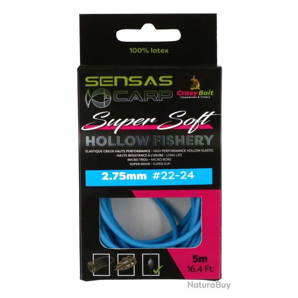 Elastique Sensas Hollow Fishery Super Soft 2,75MM
