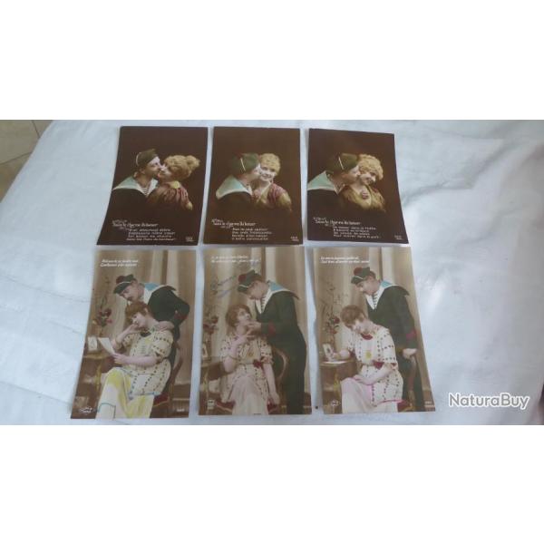 MARINE NATIONALE/ MARIN/ 25 CARTES POSTALES   WW1 1918/1918 DE MEME MARIN A LA MEME PERSONNE RARE