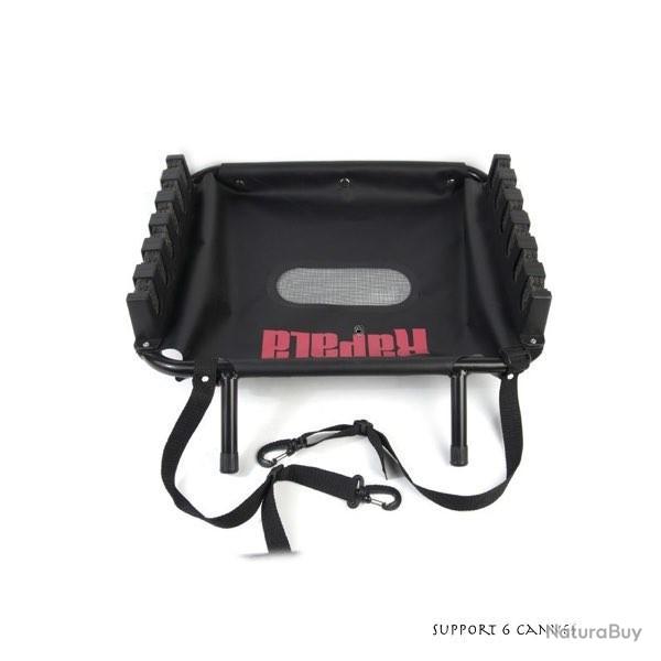 Support 6 cannes Rapala pour Float Tube