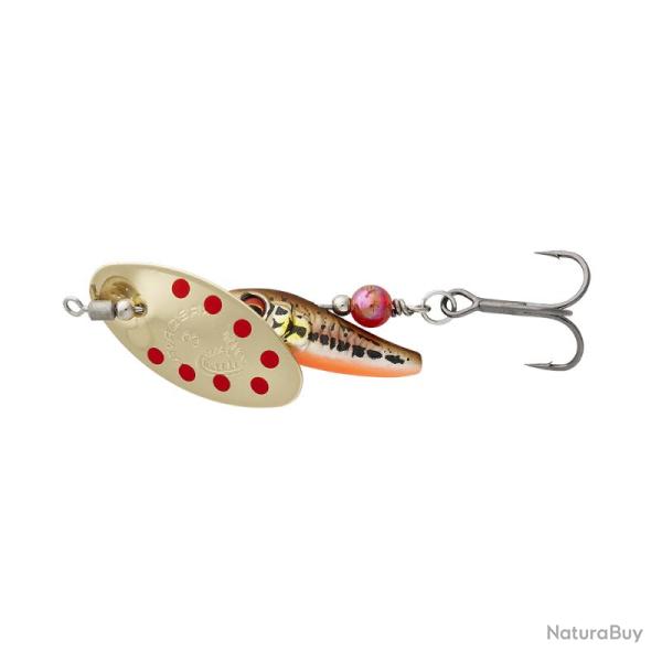 Cuiller Tournante Savage Gear Sticklebait Spinner 9,1g Minnow Gold Red 9,1g