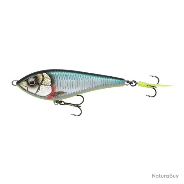 Poisson Nageur Savage Gear Deviator Swim 12,5cm 12,5cm 50g Green Silver