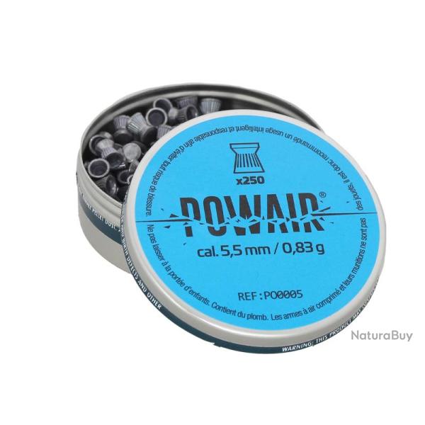 Plombs plats 5.5mm Powair