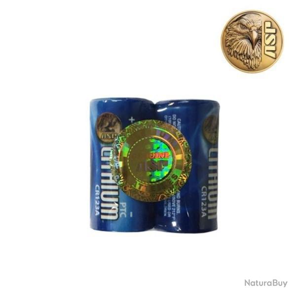 Lot de 2 Piles CR123A