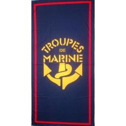 Serviette militaire Troupes de marine