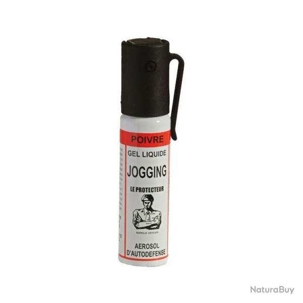 Bombe lacrymog�ne 25ml � clapet - Gel Poivre "Le Protecteur"