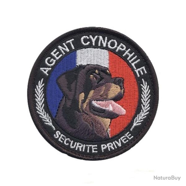 Ecusson S�curit� Agent Cynophile - Ma�tre Chien Rottweiler