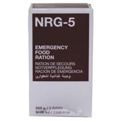 Ration de survie NRG-5 - 500g (9 barres)