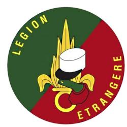 Autocollant L&eacute;gion &Eacute;trang&egrave;re - Vitrophanie