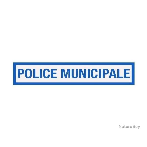 Barrette R�fl�chissante Bleue Police Municipale