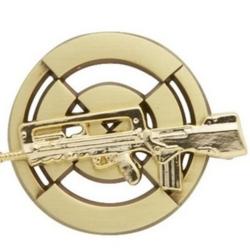 Insigne m&eacute;tal tireur d'&eacute;lite Famas OR