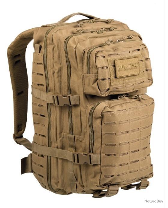 Sac à dos Militaire Pack US Beige - Sacs à dos tactiques et défense (10241549