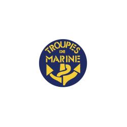 Autocollant Troupes de Marine - Vitrophanie