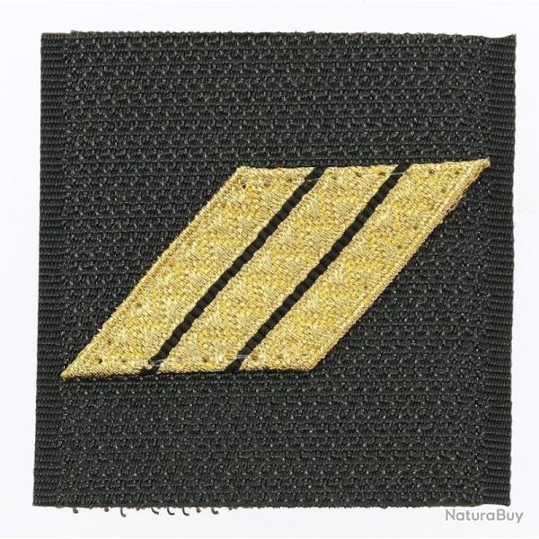 Grade / Galon de poitrine Gendarmerie Mobile Mar�chal des logis Chef Souple