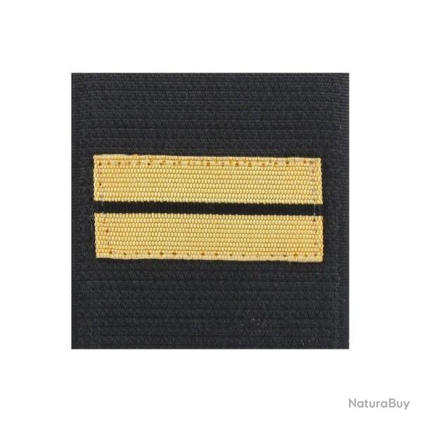 Grade / Galon de poitrine Gendarmerie Mobile Lieutenant Souple