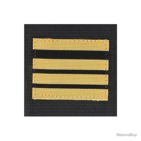 Grade / Galon de poitrine Gendarmerie Mobile Commandant Souple